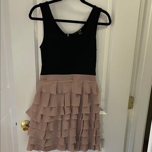 Forever 21 Black Tank dress with ruffles